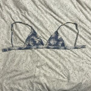 Midori Triangle Top Blue and White XS